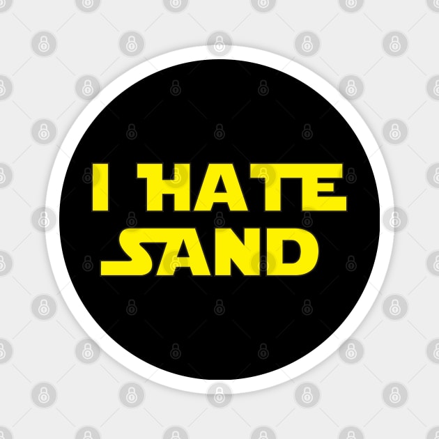 I Hate Sand Magnet by Brightfeather